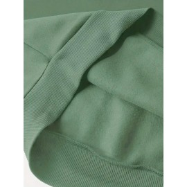 Plus Size, Women's Oversized Christmas Gingerbread Cookie Print Hooded Sweatshirt - Soft Long Sleeve Pullover with Pocket, Merry Christmas Lettering & Plaid Snowflake Design, Cozy Casual Holiday Sweater for Casual Attire (Machine Washable)