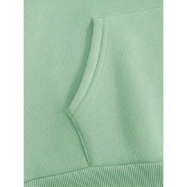 [Cozy Snowman Hoodie] Cozy Oversized Women's Mint Green Snowman & Snowflake Print Hoodie | Soft Casual Long Sleeve Pullover with Pockets, Machine Washable, Winter Accessories, Comfortable Clothing, Playful Graphic Design, Durable Fabric