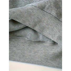 [Floral Print Hoodie] Women's Plus Size Floral Print Hoodie - Cozy Long Sleeve Pullover with Pockets, Soft Casual Wear, Brown with Red Roses and Green Leaves Design, Allseason Hoodie | Stylish Casualwear | Comfortable Fabri