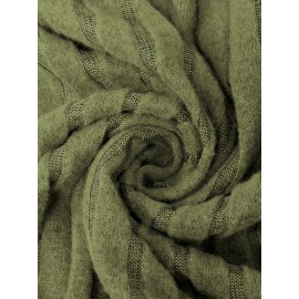 [Plus Size Hoodie] Plus Size Women's Oversized Hoodie | Adjustable Drawstring, Long Sleeve, Machine Washable, Textured Fabric, Casual Pullover, Drop Shoulder, Kangaroo Pocket, Fall Winter Sweatshirt