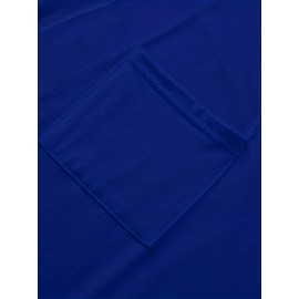 Large Size V-Neck Pocket Irregular Hem Short-Sleeved Top T-Shirt Two-Piece Set