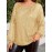 Plus Size - Women'S Elegant Golden Sequin Blouse with Ruffled Sleeves - Round Neck, Long Sleeve, Stretchy Blend, Perfect for Casual or Formal Occasions, Formal Attire | Ruffled Sleeve Top | Blend, Plus Size Sequin Top For Women, Plus Size Women Top, Plus Size Women Blouse, Plus Size Women Clothes, Plus Size Women, Top For Women Plus Size, Lady Plus Size Top