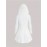 Plus Size - Plus Size Solid Color Surplice Ribbed Textured Fleece Trim Hooded Top